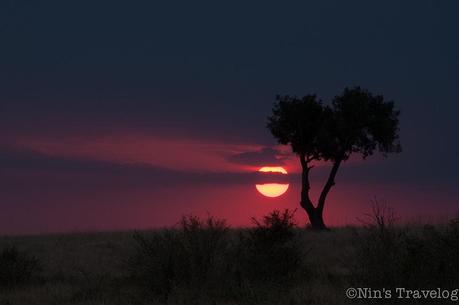 Sunset in Masai Mara Triangle