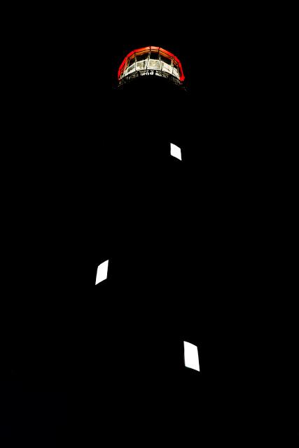 split point lighthouse at night