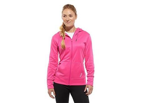 Women's Pink Ribbon Hoodie Long Sleeve Tops Z83827