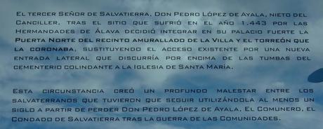 Leyenda junto a la puerta norte