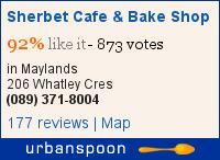 Sherbet Cafe & Bake Shop on Urbanspoon