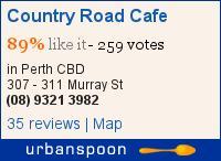 Country Road Cafe on Urbanspoon