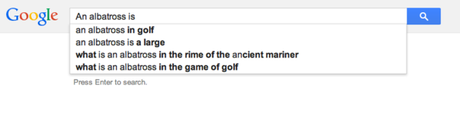 Golf, Golfers, Google Instant Search and The Human Condition