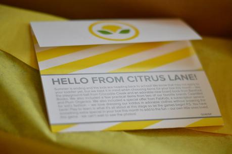 Citrus Lane: A monthly subscription box for KIDS! {Review}