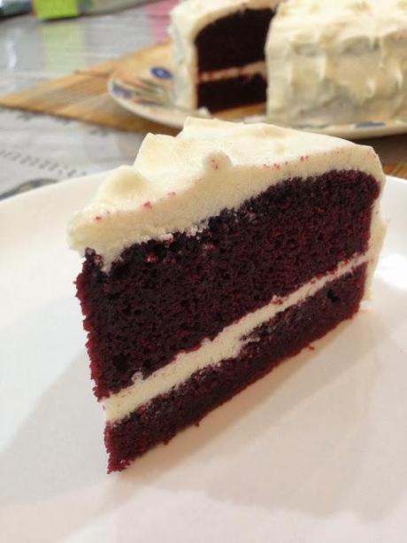 Red Velvet Cake with Cream cheese frosting