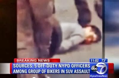NYPD Cops Among Biker Swarm That Attacked SUV Driver (Video)