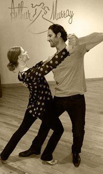James, learning the tango  for Dream of Valentino