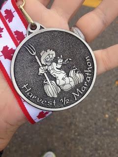 Race Report: Harvest Half Marathon 2013