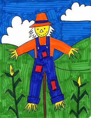 Scarecrow Drawing