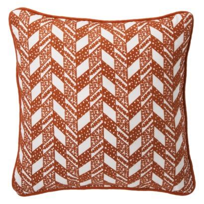 Threshold™ Rope Print Decorative Pillow - Orange 