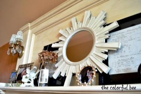 an inexpensive mirror from HomeGoods transformed