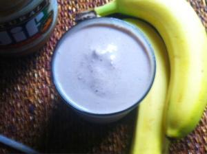 chocolate banana apple smoothie