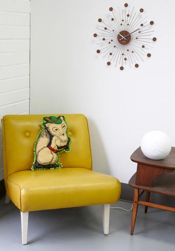 Brown Modern Wall Clock