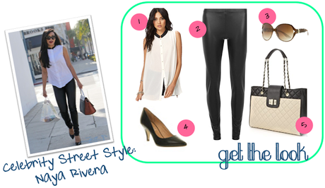 Celebrity Street Style: Naya Rivera - Get the Look for Less!