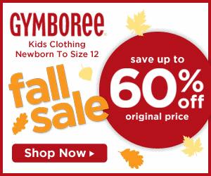 Fall Sale at Gymboree! Save Up to 60%!