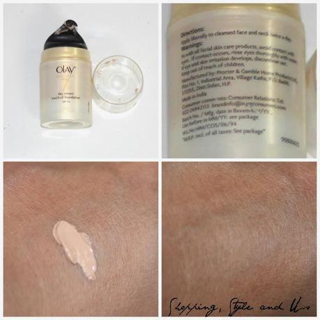 Olay_Day_Cream_Touch_Of_Foundation_Review_Swatches