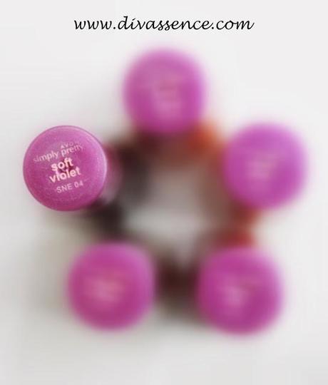 Avon Simply Pretty Nail Polish: Soft Violet: Review/NOTD