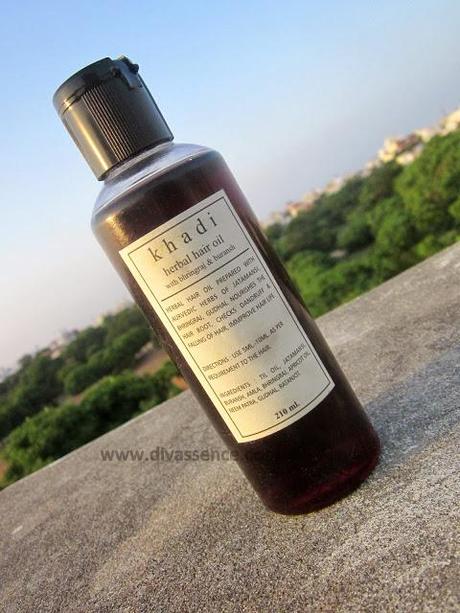 Khadi Herbal Hair Oil With Bhringraj and Buransh: Review