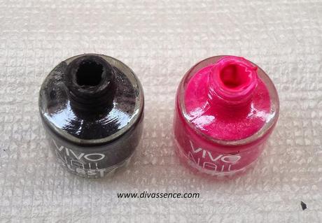 Vivo Nail Blast: Thunder & Brightest Pink:  Review/Swatches