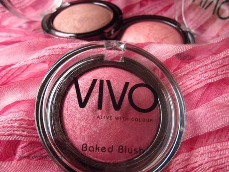 VIVO Cosmetics Baked Blush: Rosy: Review/Swatch/FOTD