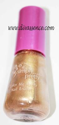 Avon Simply Pretty Nail Polish: Bronze Metallic: Review/NOTD