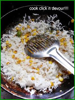 Sweet corn pulao