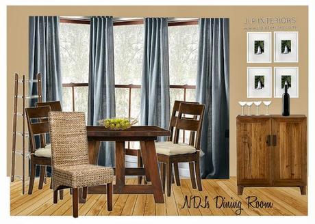 E-Design: NDJ's Dining Room & Kitchen
