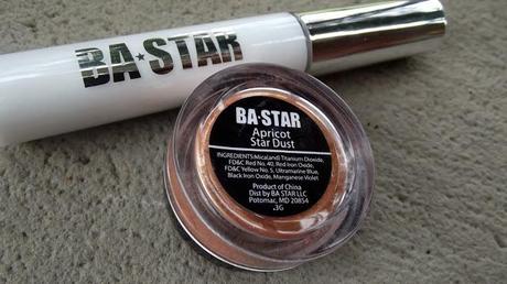 BA STAR Apricot star dust Review swatches, and video using the product