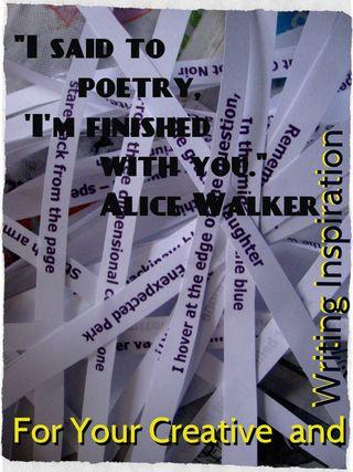 Poetry Walker with words