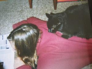 Young Me & Cat