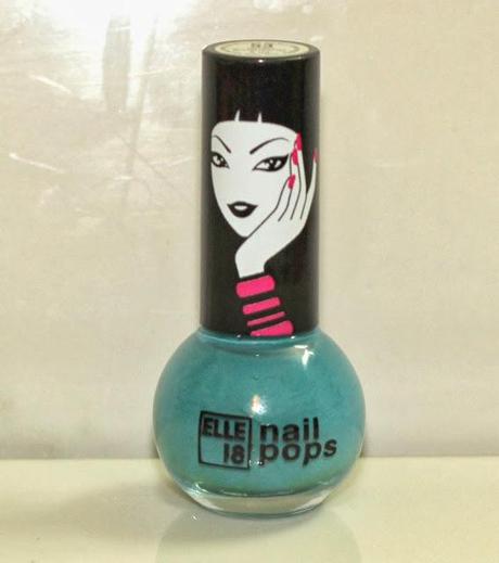 Elle 18 Nail Pop 53 (A Pretty, Muted Shade From Color Cyan Family)