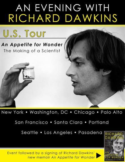 Richard Dawkins - Appetite for Wonder US Book Tour