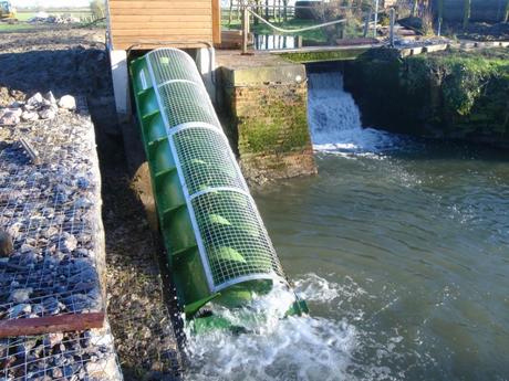 Benjafield Screw Turbine Installation near Gillingham