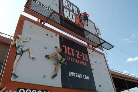 RiverRocks Climbing Wall Stacked Billboards by The Johnson Group