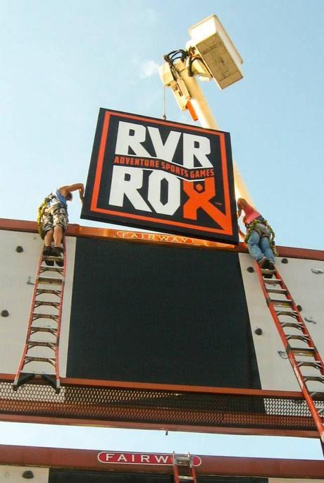 RiverRocks Climbing Wall Stacked Billboards by The Johnson Group