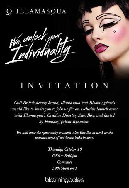 NYC EVENT ALERT | Julian Kynaston & Alex Box Celebrate Illamasqua Launch at Bloomingdales