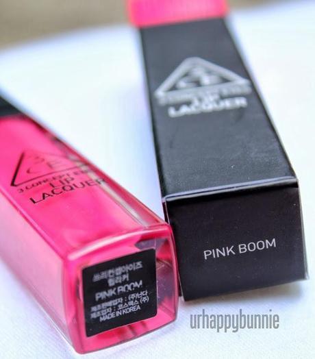 Stylenanda 3CE: 3 Concept Eyes Lip Lacquer in PINK BOOM Review