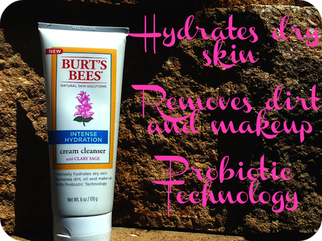 Burt's Bees Intense Hydration Cream Cleanser + Makeup Remover review