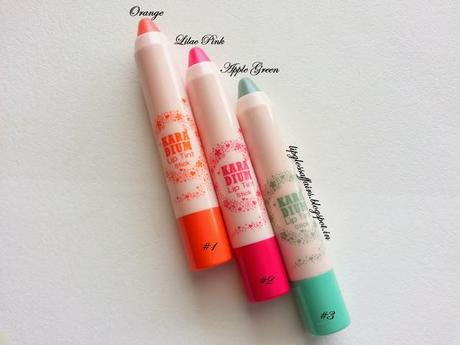 ♥ Review : Karadium Lip Tint Sticks ♥