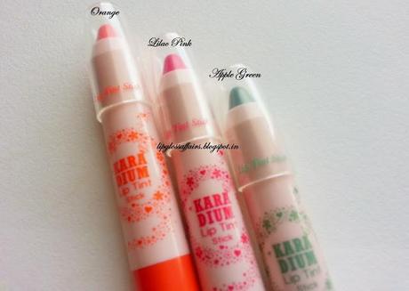 ♥ Review : Karadium Lip Tint Sticks ♥