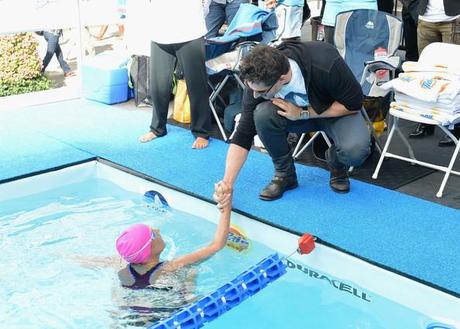 Joe Manganiello and Diana Nyad at Diana Nyad Swims for Hurricane Relief Slaven Vlasic Getty 2