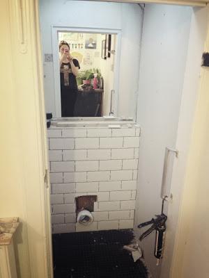 Small Bathroom Makeover Before & After &herats;
