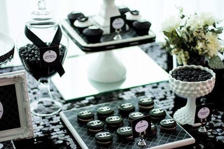 A Chanel Inspired Bridal Shower by Perfectly Sweet