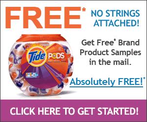 Get FREE Tide Pod Samples by Mail!