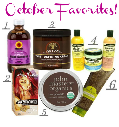 October Picks: Fall Natural Hair Care Favorites