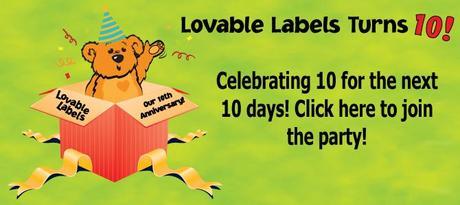 Lovable Labels 10th Anniversary Sale!