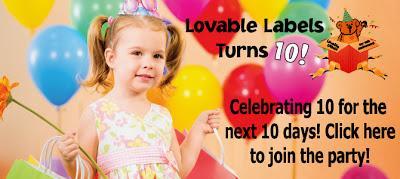 Lovable Labels 10th Anniversary Sale!