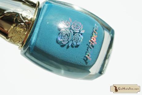 Peripera Rose Nail BL607 Modern Blue Nail Color Review