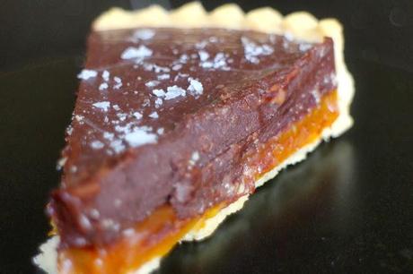 Salted Caramel Chocolate Butterscotch Tart