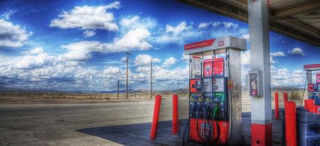 A gas station somewhere in Wyoming, USA. (Credit: Flickr @ Yuya Sekiguchi http://www.flickr.com/photos/yuyasekiguchi/)